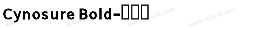 Cynosure Bold字体转换